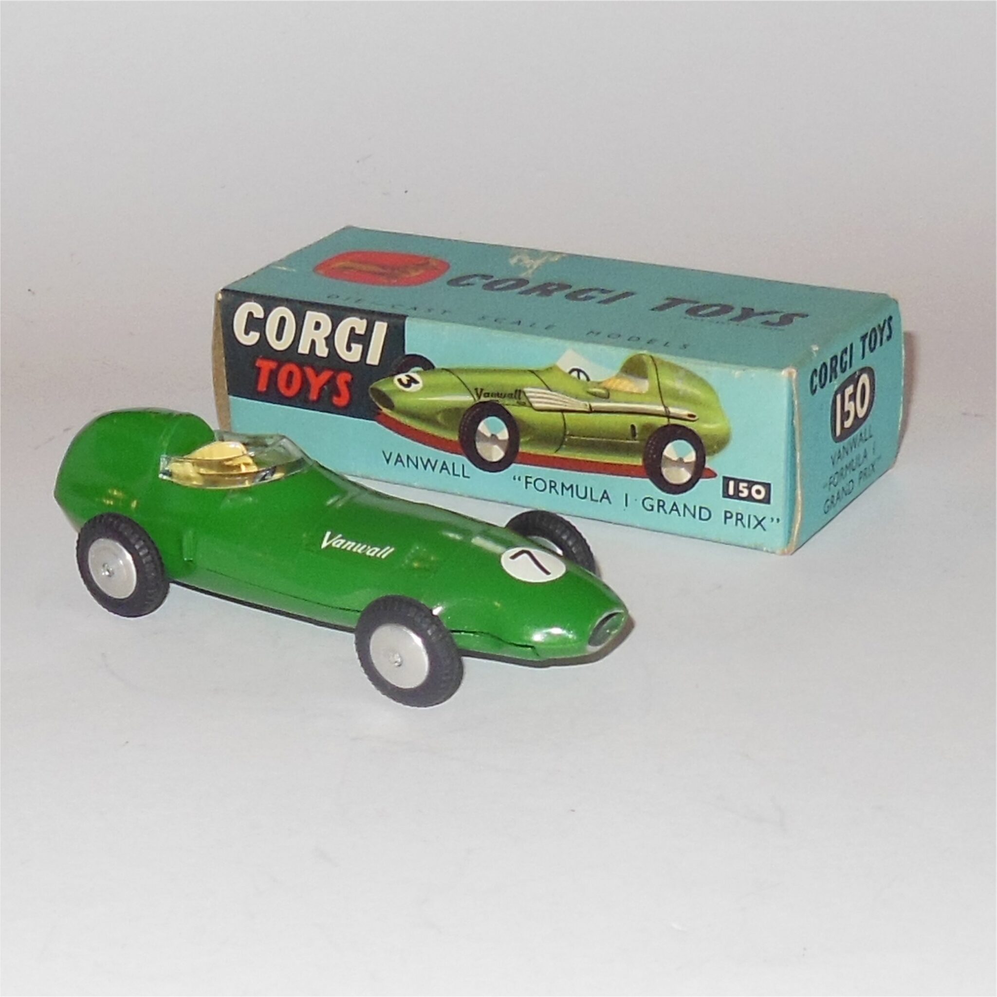 Corgi Toys N°150 – Vanwall Formula 1 Grand Prix – Miniature Ancienne En Boîte