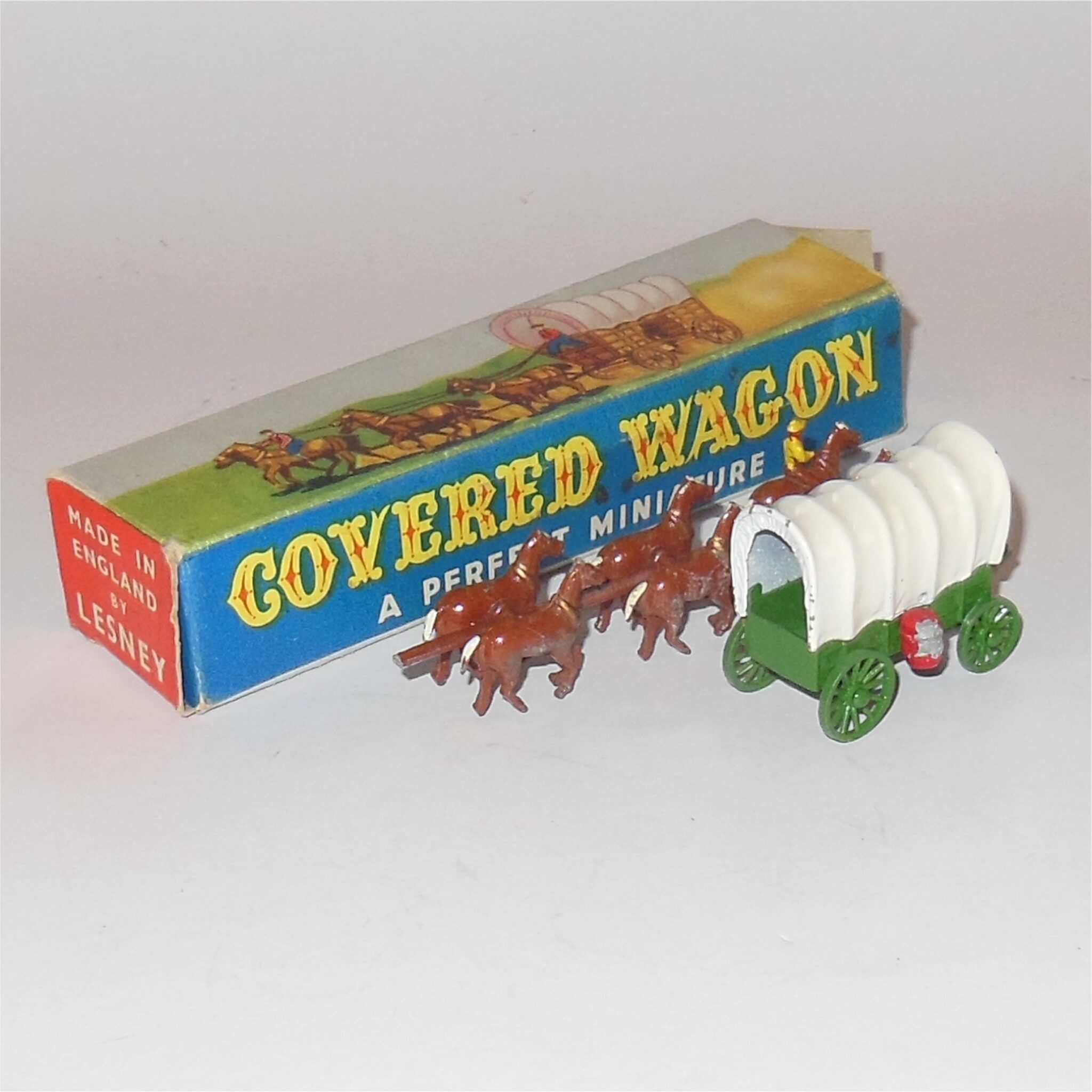 Matchbox Lesney Moko Conestoga Covered Wagon Red Barrels Antique Toy