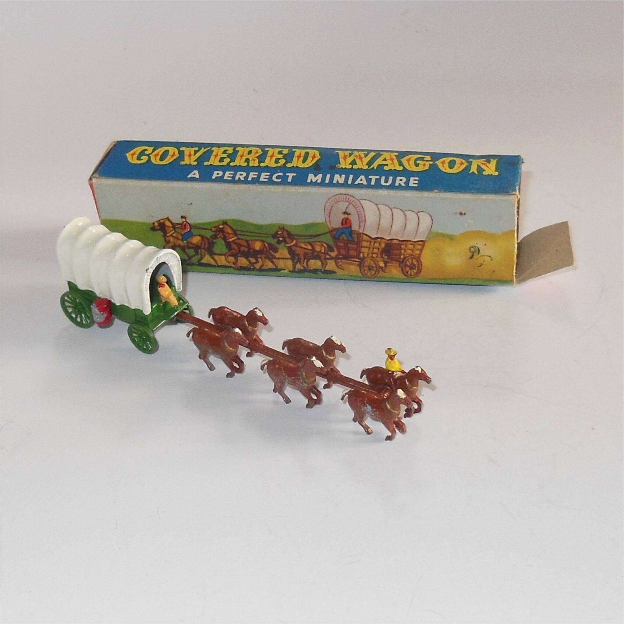 Matchbox Lesney Moko Conestoga Covered Wagon Red Barrels - Antique Toy ...