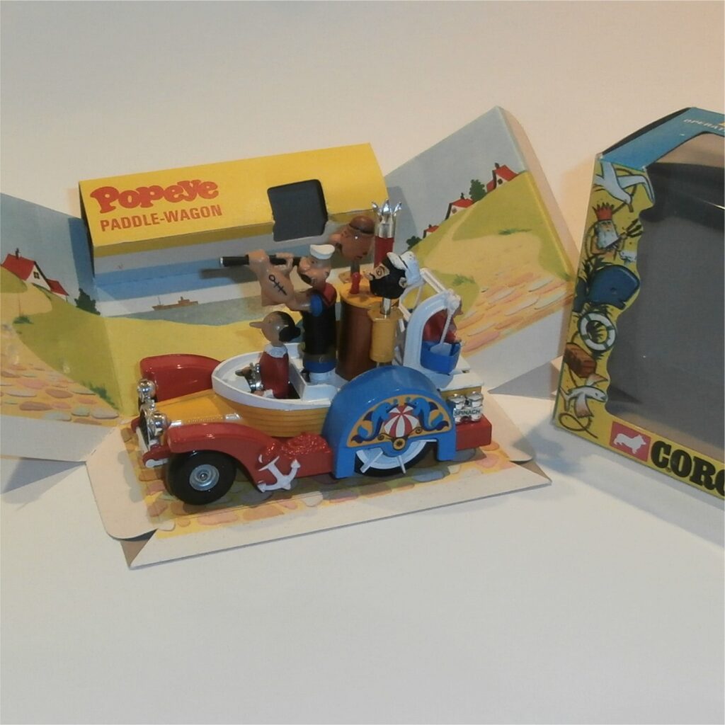 Corgi Toys  802 Popeye Paddle Wagon Mint Boxed c1970