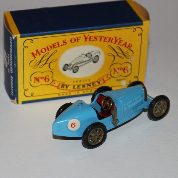 Matchbox Lesney Yesteryear 6b Bugatti Supercharged Type 35