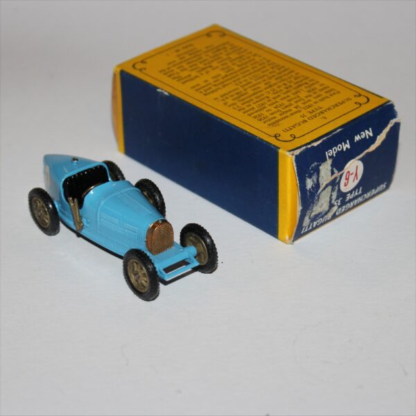 Matchbox Lesney Yesteryear 6b Bugatti Supercharged Type 35 Mint Boxed - Image 4