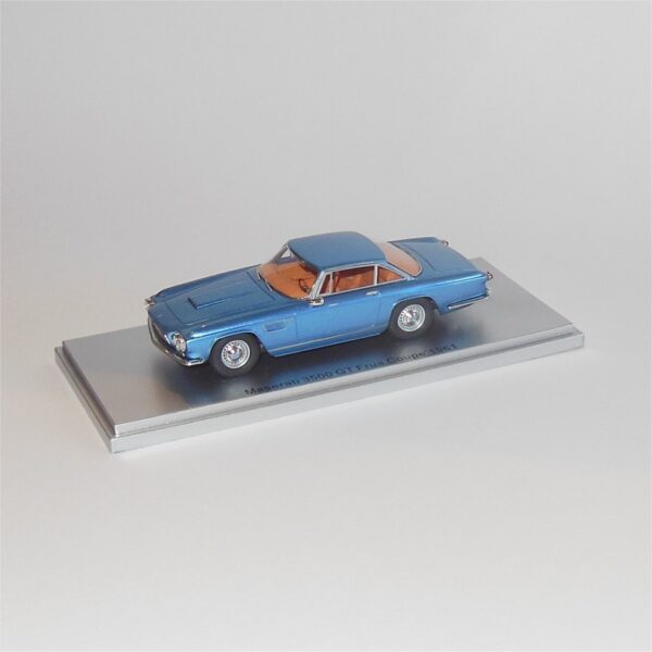 Kess Scale Model Maserati 3500 GT Frua Coupe 1981 Blue Sky KE43014050