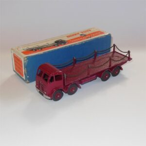 Dinky Toys 505 Foden Flat Truck with Chains Red c1950