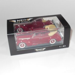 Neo Model 43196 Opel Admiral Cabrio Red
