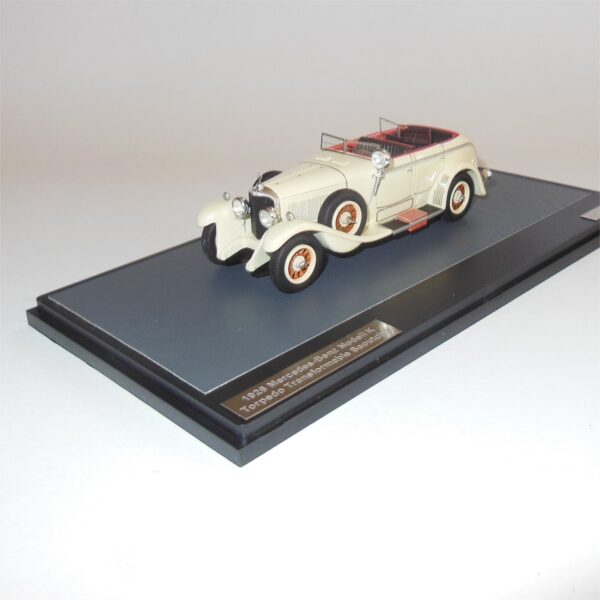 Matrix Models MX41302-191 Mercedes Benz Model K Torpedo Saotchik 1926 White