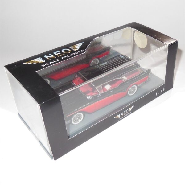Neo Model 44066 Buick Century Caballero Black Red - Image 4