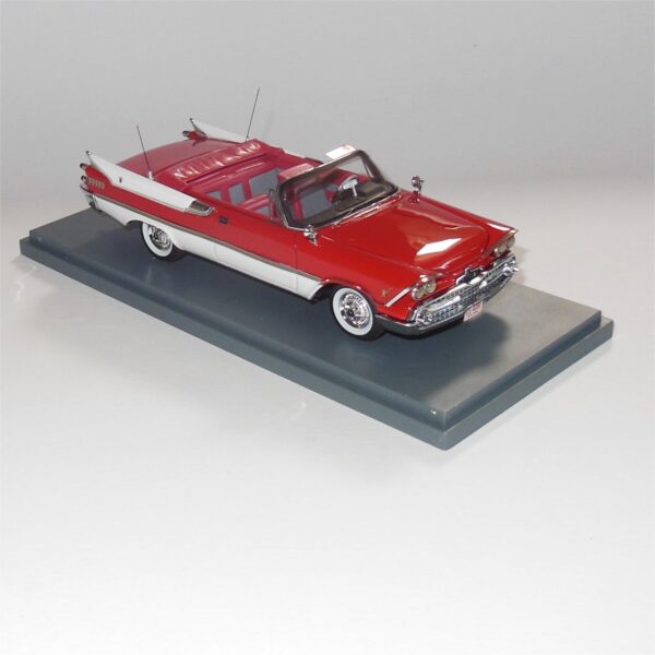 Neo Model 44091 Dodge Custom Royal Lancer Convertible Red White