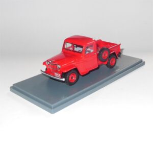 Neo Model 44662 Willys Jeep Pickup Truck 1954 Red