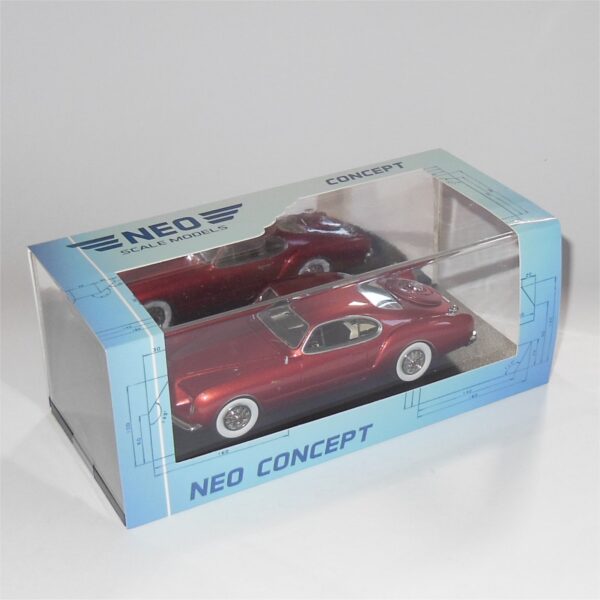 Neo Model 44828 Chrysler D'Elegance Coupe by Ghia 1953 Red - Image 4