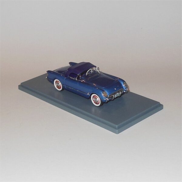 Neo Model 45746 Chevrolet Corvette C1 1953 Dark Blue Vinyl Blue Metallic