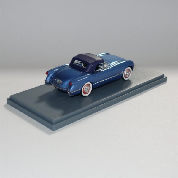 Neo Model 45746 Chevrolet Corvette C1 1953 Dark Blue Vinyl Blue Metallic