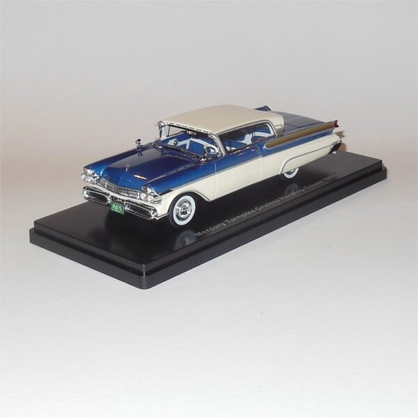 Neo Model 45875 Mercury Turnpike Cruiser Hardtop Coupe 1957 White Blue