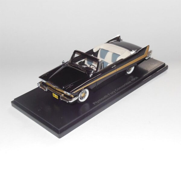 Neo Model 46040 Plymouth Fury Convertible 1958 Black Gold Stripe