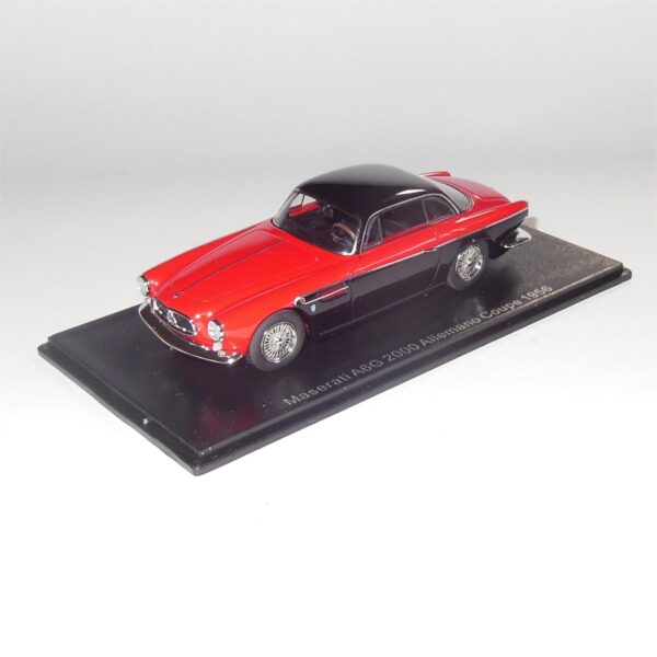 Neo Model 46560 Maserati A6G 2000 Allemano Coupe 1956 Black Red