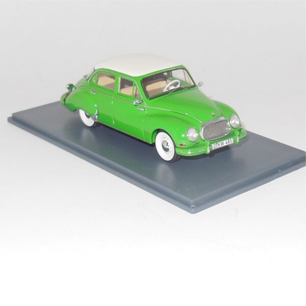Neo Model 45085 DKW 3=6 F94 4-Door Sedan 1956 Green - Image 3