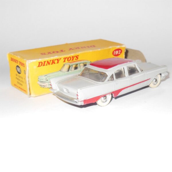 Dinky Toys 192 De Soto Fireflite Sedan Grey with Red Trim - Image 3