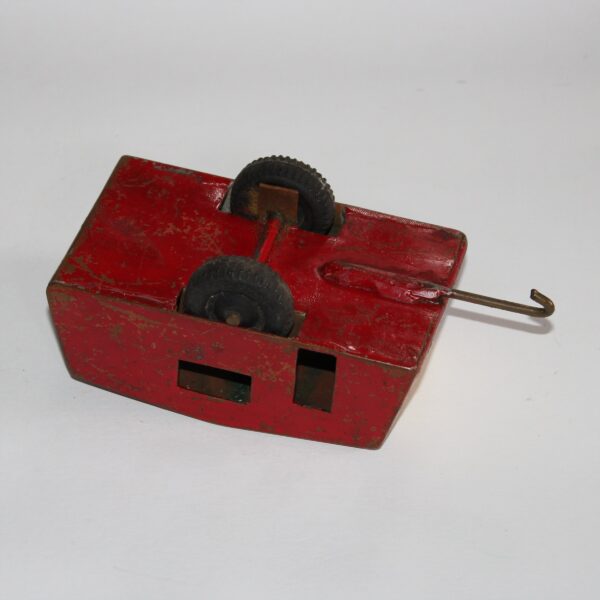 Set of 3 Hand Crafted Copper Toys - Trailer, Caravan, and Hoist with Ramp