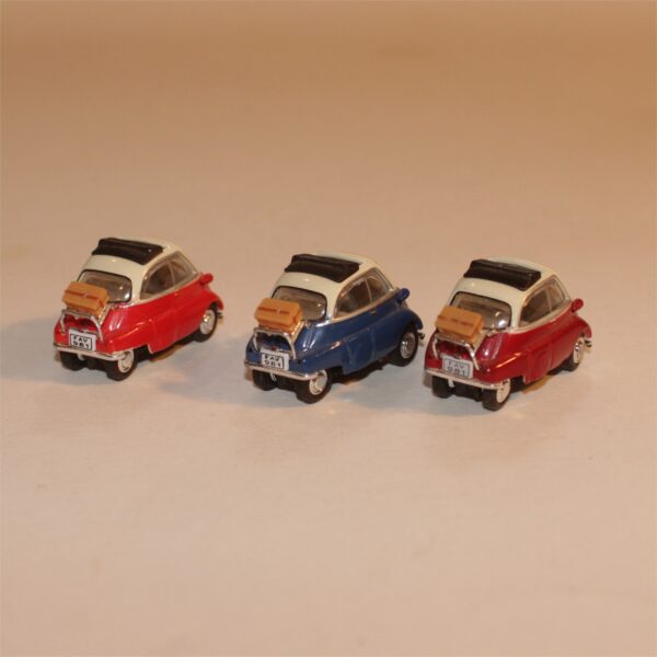 Cararama 1:72 HO Scale BMW Isetta 250 Group of 3