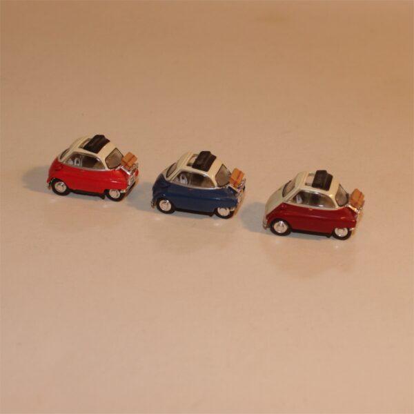 Cararama 1:72 HO Scale BMW Isetta 250 Group of 3