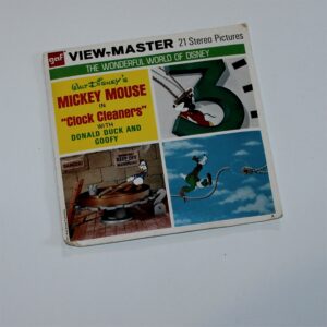 View-Master B551 Mickey Mouse Clock Cleaners 3 Reel Set