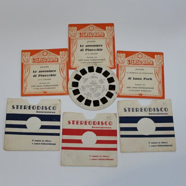 View-Master Italian Pinocchio Incomplete Set