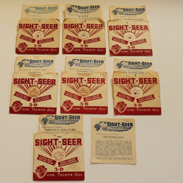 Australian Sight-Seer 3-D View-Master Style Reels x 7