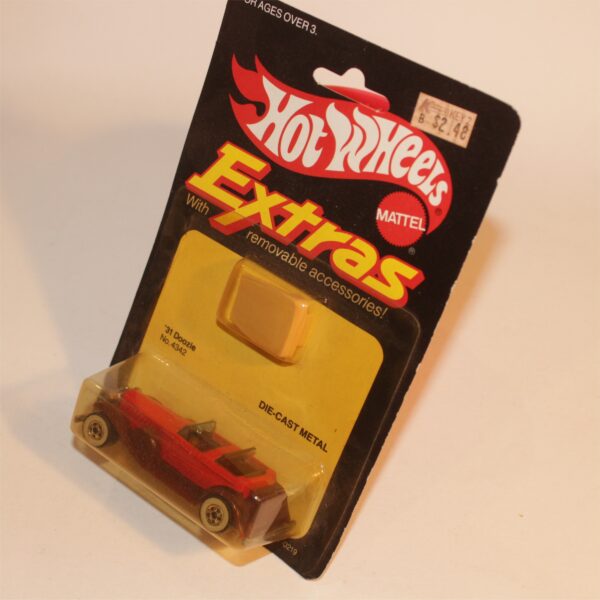 Mattel Hot Wheels 4342 '31 Doozie Extras Card c1982.