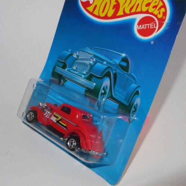 Hotwheels 1987 3-Window '34 Ford Coupe #1473 Black-wall ZZ Stickers - Image 3