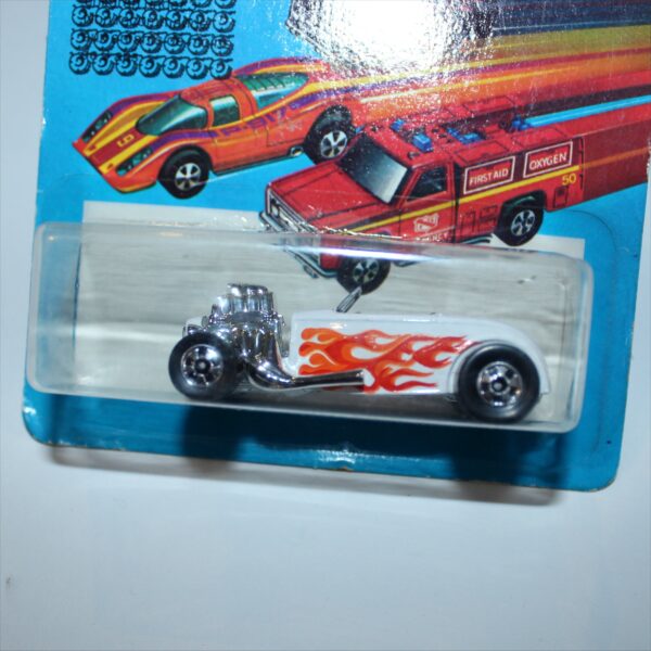 Hotwheels 1979 Flying Colors Street Rodder White #9242 MoC - Image 3