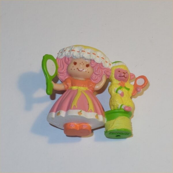 Strawberry Shortcake: 1984 Peach Blush with Melonie Belle PVC Figurine