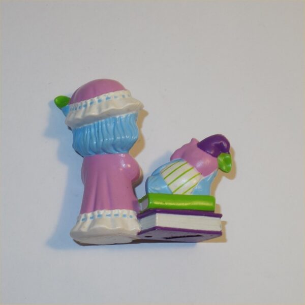 Strawberry Shortcake 1984 Plum Pudding with Elderberry Owl in Night Clothes PVC Figurine - Image 3