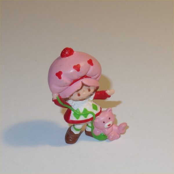 Strawberry Shortcake 1983 Strawberry Shortcake & Custard PVC Figurine