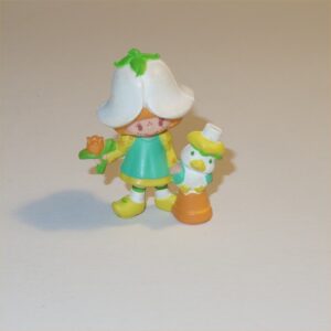 Strawberry Shortcake 1983 Mint Tulip with Marsh Mallard PVC Figurine