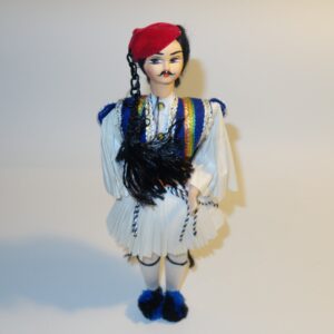 Plastic Male Doll in Greek National Costume c1970