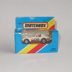 Matchbox Issued 1981 #MB62 Chevrolet Corvette T Top White