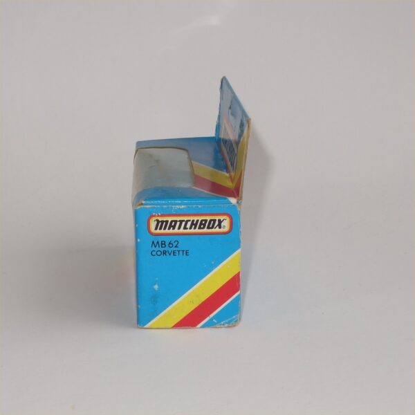 Matchbox Issued 1981  #MB62 Chevrolet Corvette T Top White - Image 4
