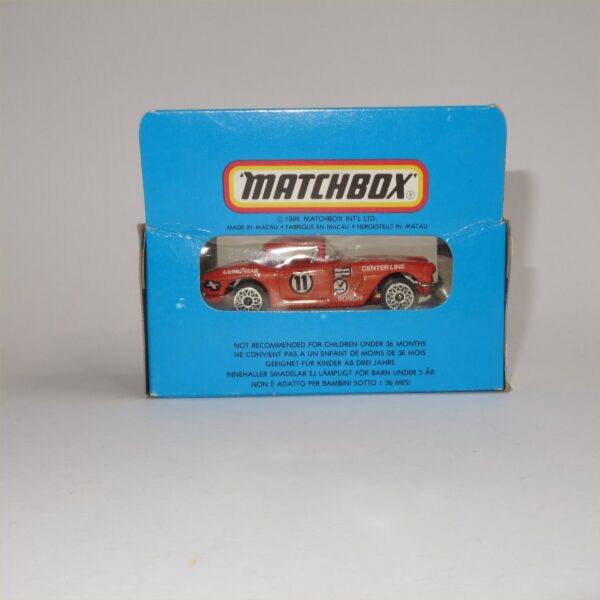 Matchbox Issued 1986  #MB62 Chevrolet Corvette T Top Orange - Image 2