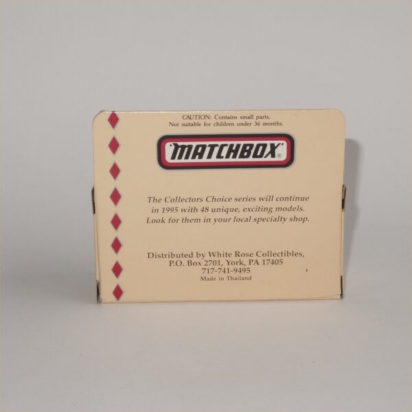 Matchbox Collectors Choice No 6 1962 Chevrolet Corvette Closed Top Black - Image 3