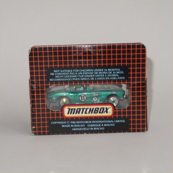 Matchbox Superfast LW8 1962 Chevrolet Corvette Green Laser Wheels - Image 2