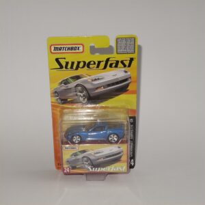 Matchbox Superfast No 24 C6 Chevrolet Corvette Closed Top Blue