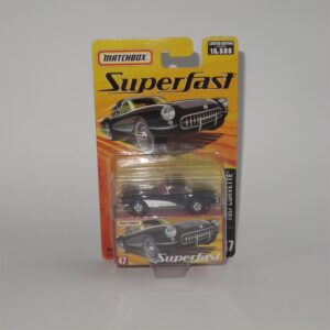 Matchbox Superfast No 47 1957 Chevrolet Corvette Closed Top Black