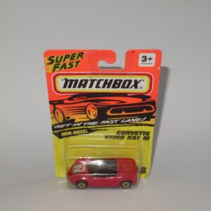 Matchbox Superfast No 38 Chevrolet Corvette Sting Ray III Open Top Red