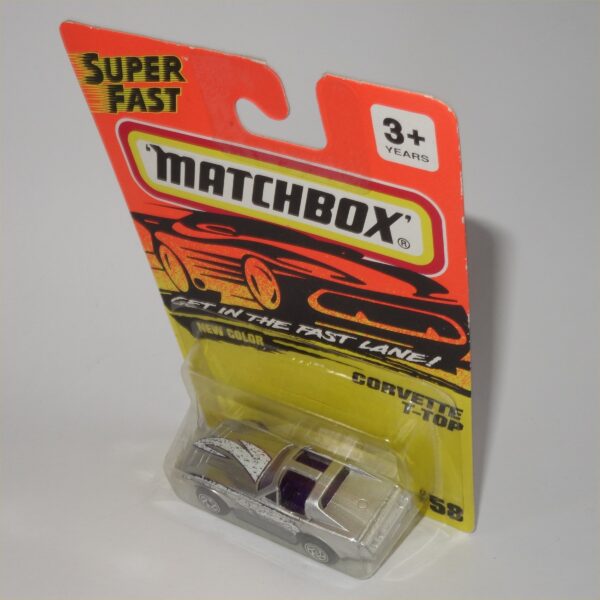 Matchbox Superfast No 58 Chevrolet Corvette T Top  Grey - Image 4