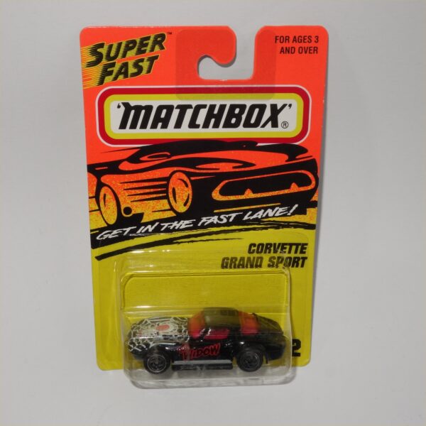 Matchbox Superfast No 2 Chevrolet Corvette Grand Sport The Widow Black - Image 2