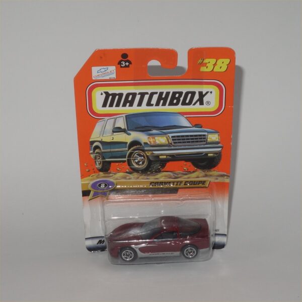 Matchbox No 38 Chevrolet Corvette Coupe Red