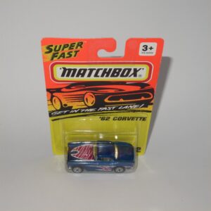 Matchbox Superfast No 32 1962 Chevrolet Corvette Closed top Blue