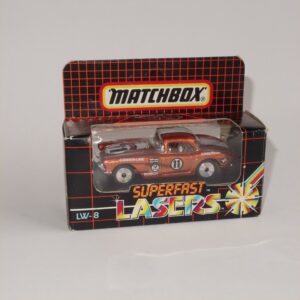 Matchbox Superfast LW8 Chevrolet Corvette 1962 Copper Brown Laser Wheels 