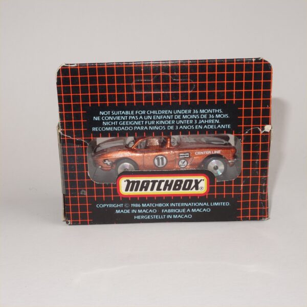 Matchbox Superfast LW8 Chevrolet Corvette 1962 Copper Brown Laser Wheels - Image 2
