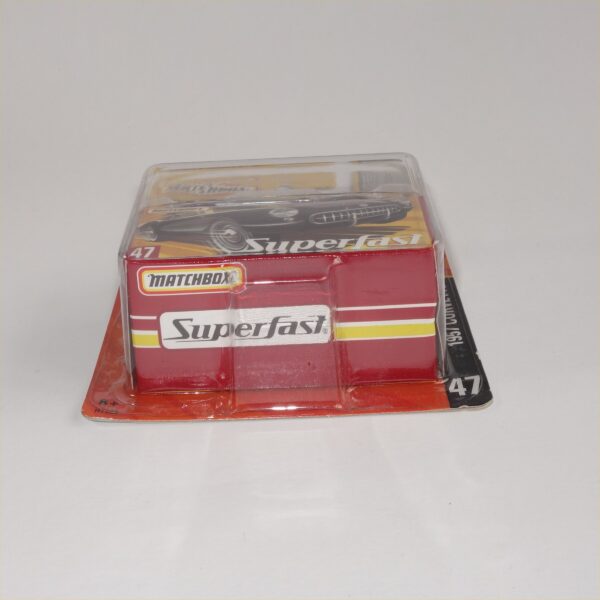 Matchbox Superfast No 47 1957 Chevrolet Corvette Closed Top Blue - Image 6